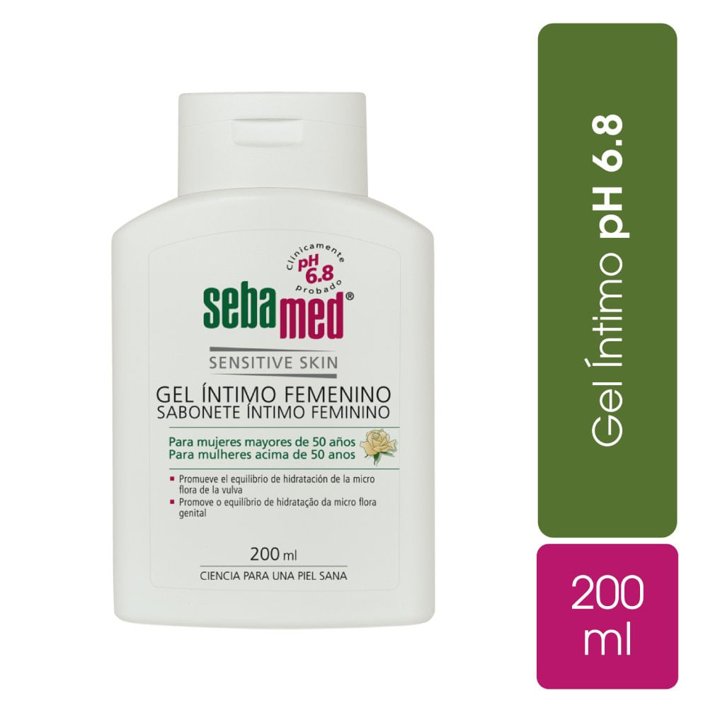 Gel Íntimo Sebamed PH 6.8 - Frasco 200 ML