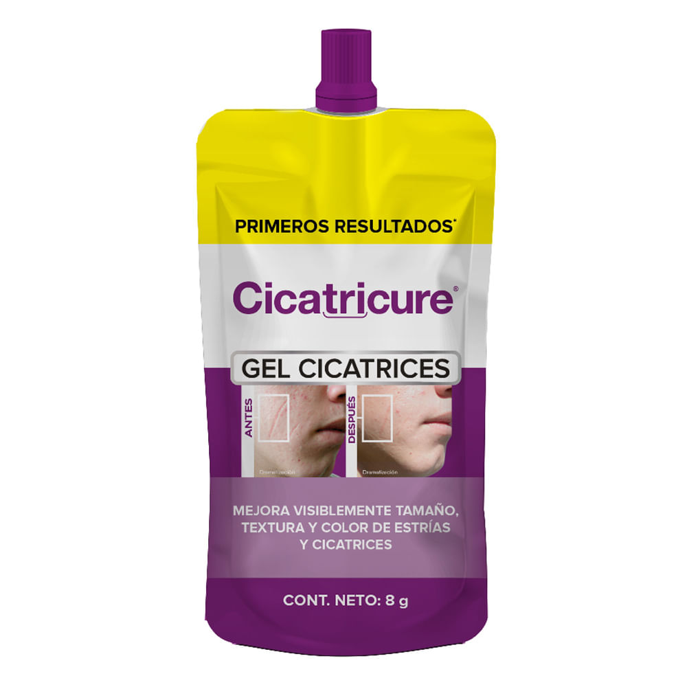 Gel Cicatricure para Cicatrices y Estrías Caja 12Un