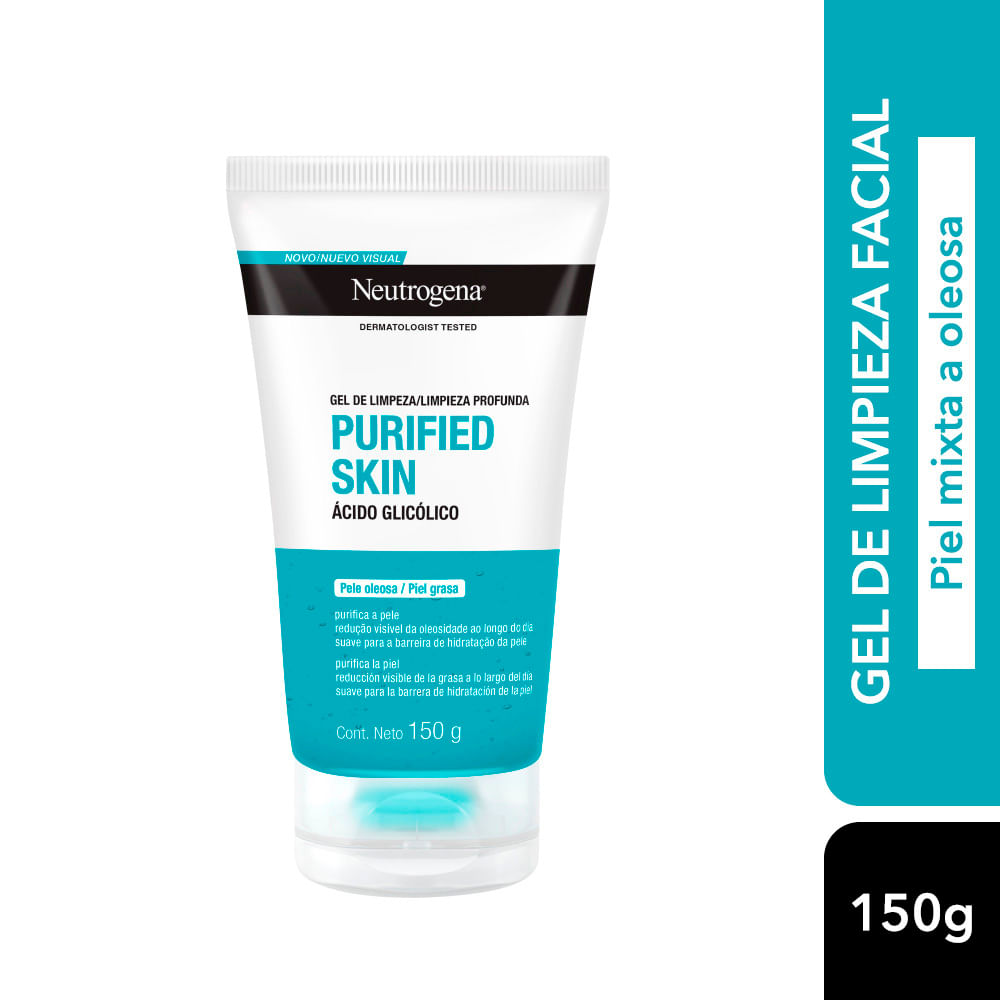 Gel de Limpieza Facial Neutrogena Purified Skin - Tubo 150 G