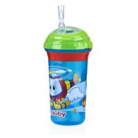 Vaso Nuby Click It 12 Meses - Frasco 270 ML