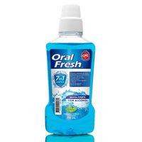 Enjuague Bucal Oral Fresh Menta Fuerte 7en1 - Frasco 710 ML