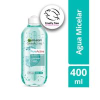 Agua Micelar Garnier Skin Active Todo en 1 Pure Active Pieles Grasas - Frasco 400 ML
