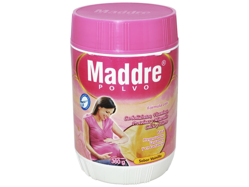 Maddre Polvo Sabor Vainilla - Frasco 360 G