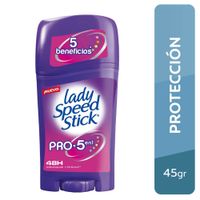 Desodorante Barra Lady Speed Stick Pro 5en1 - Frasco 45 G