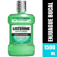Enjuague Bucal Listerine Anticaries Zero - Frasco 1500 ML