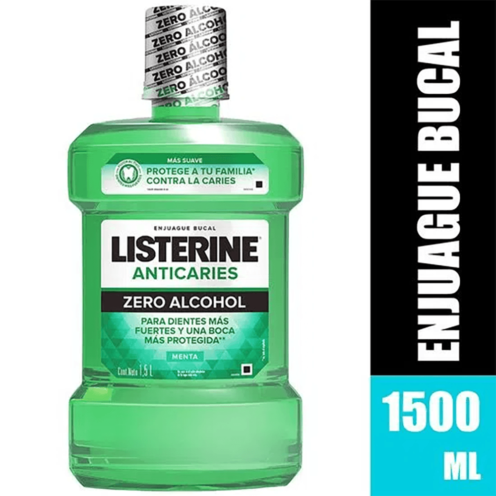 Enjuague Bucal Listerine Anticaries Zero - Frasco 1500 ML