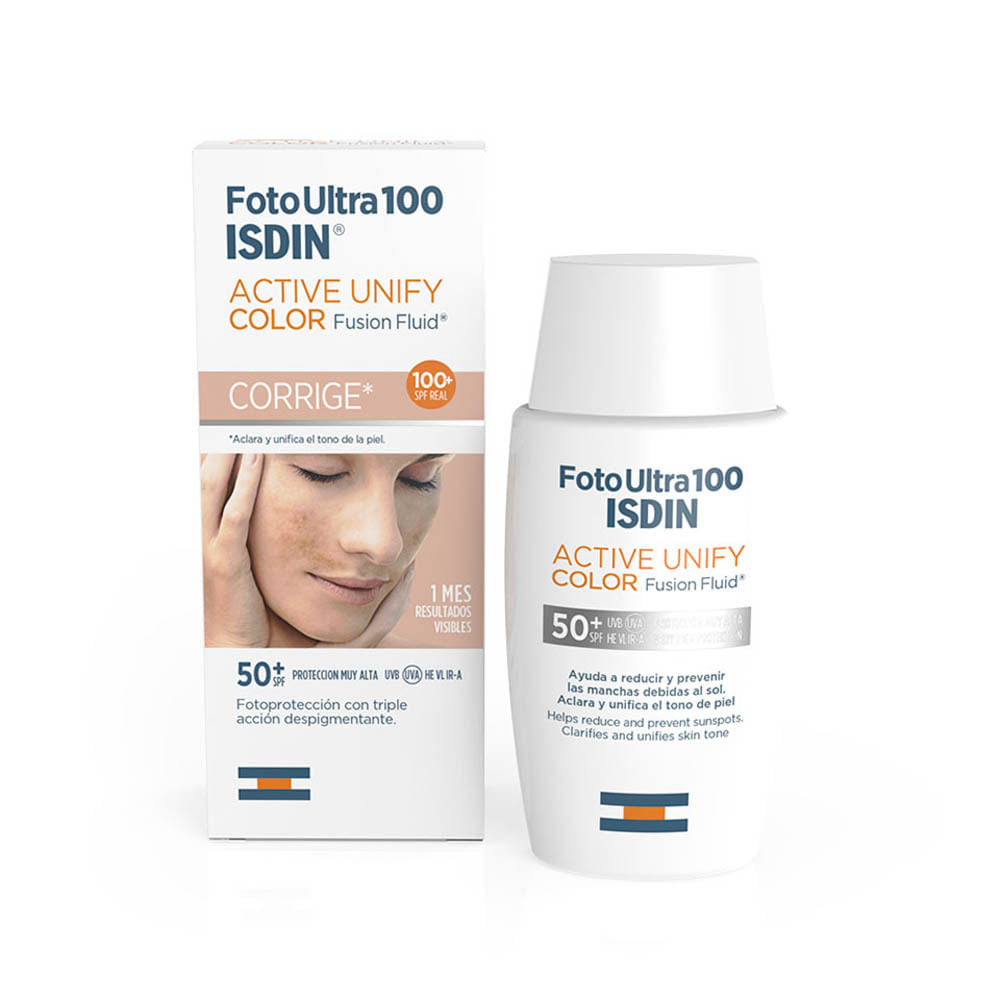 FotoUltra 100 Isdin Active Unify Fusión Fluid Color - Frasco 50 ML