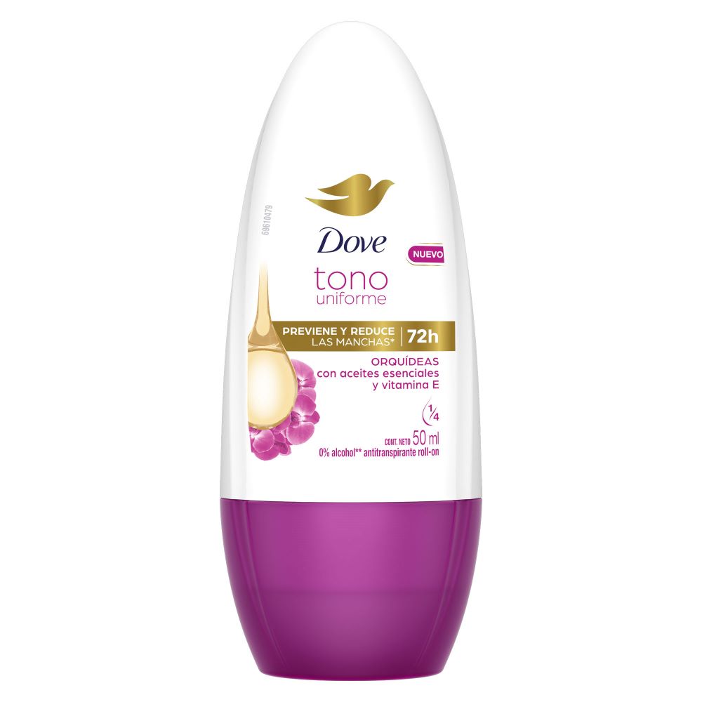 Desodorante Roll On Dove Tono Uniforme Orquidea