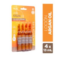 Ampolla Capilar Placenta Life Loción Argan Oil - Blíster 4 UN