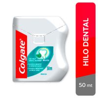 Hilo Dental Encerado Colgate Sabor Menta - Dispensador 50 M