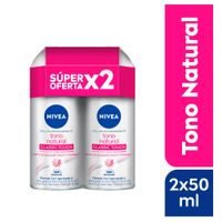 Pack 02 Antitranspirante Roll-on Nivea Tono Natural
