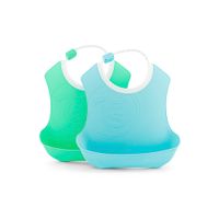 Babero Twistshake 4+m Pastel Blue Green - 1 UN