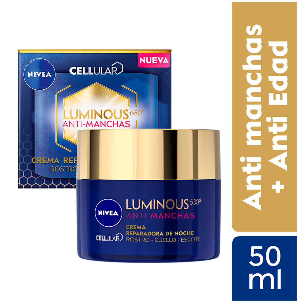 Crema Anti-Manchas Nivea Luminous 630 - Pote 5O ML