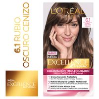 Tinte para Cabello Excellence #6.1 Rubio Oscuro Cenizo - Kit 1 UN