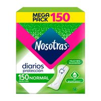 Protectores Diarios Tela Tipo Algodón Nosotras Econo Pack - Caja 150 UN
