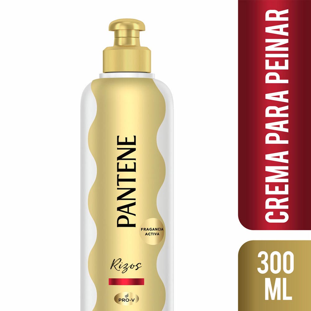 Crema Para Peinar Rizos Definidos Pantene Pro-V - Frasco 300 ML