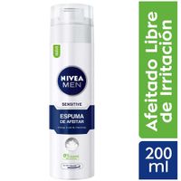 Espuma para Afeitar Nivea Men Sensitive - Frasco 200 ML