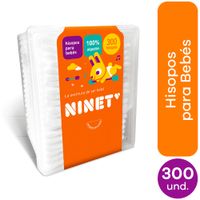 Hisopos Ninet para Bebé - Pote 300 UN