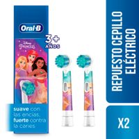 Repuesto para Cepillo de Dientes Oral-B Eléctrico Disney Princess - Caja 2 UN
