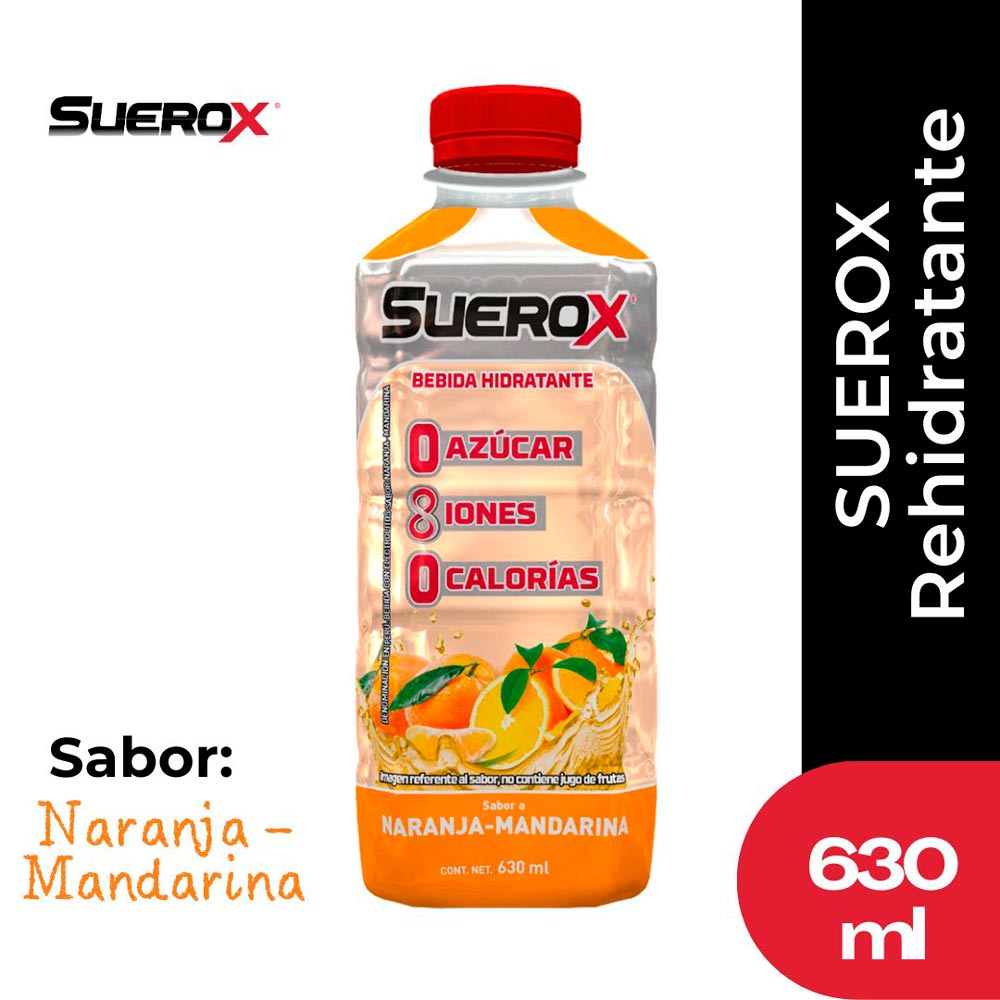 Suerox Bebida rehidratante Sabor naranja- mandarina