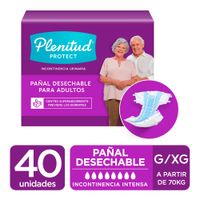 Pañal para Adulto Plenitud Protect XG - Caja 40 UN