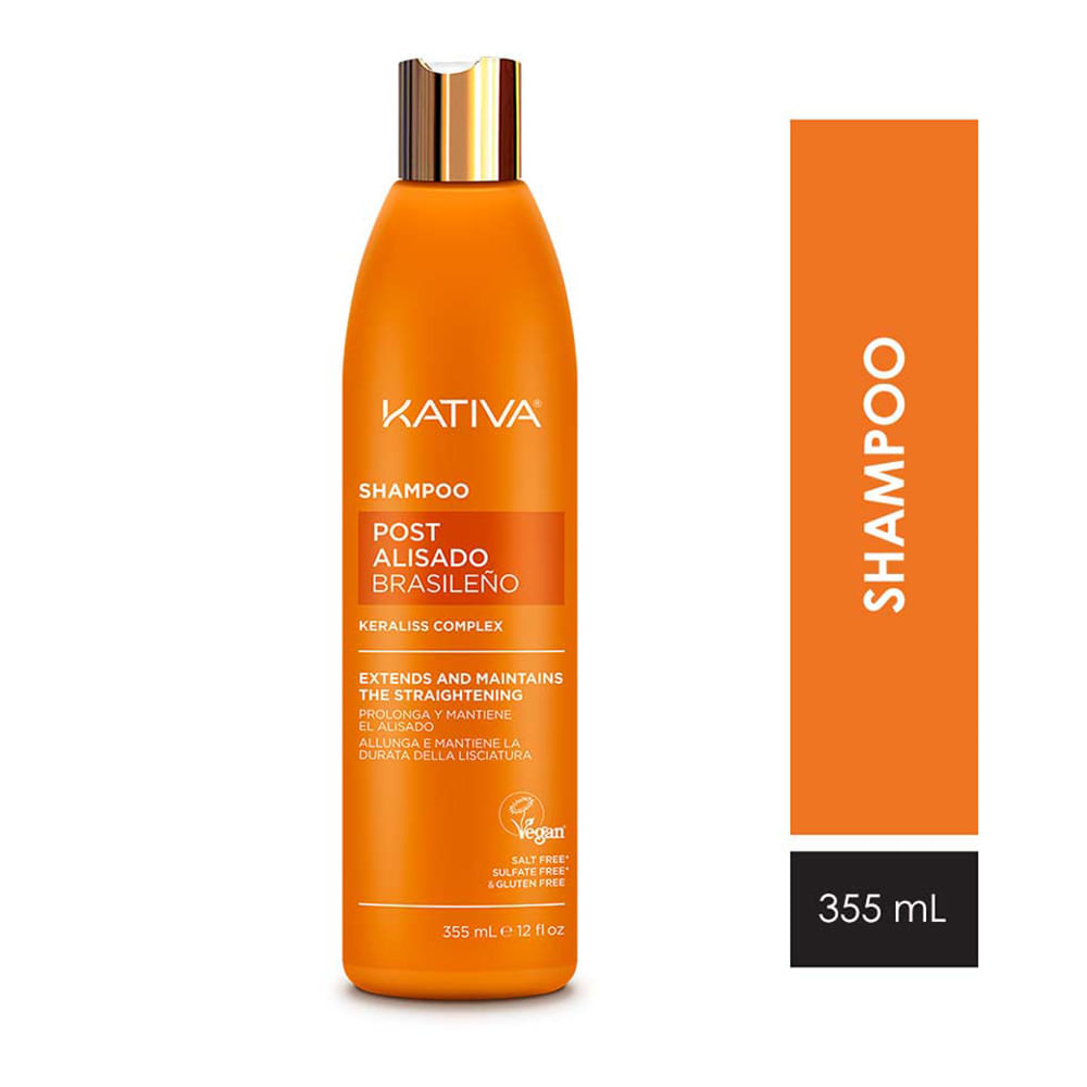 Shampoo Kativa Post Alisado Brasilero