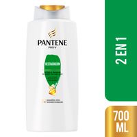 Shampoo 2 en 1 Restauración Pantene Pro-V - Frasco 700 ML