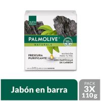 Jabón Palmolive Naturals con Partícula de Carbón