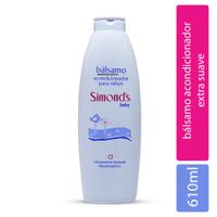 Acondicionador Bálsamo para Niños Simond's Baby Extra Suave Hipoalergénico - Frasco 610 ML