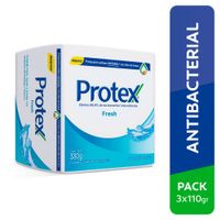 Jabón Antibacterial Protex Fresh - Pack 3 UN