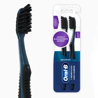 Cepillo Dental Oral-B Advanced con Carbón - Pack 2 UN