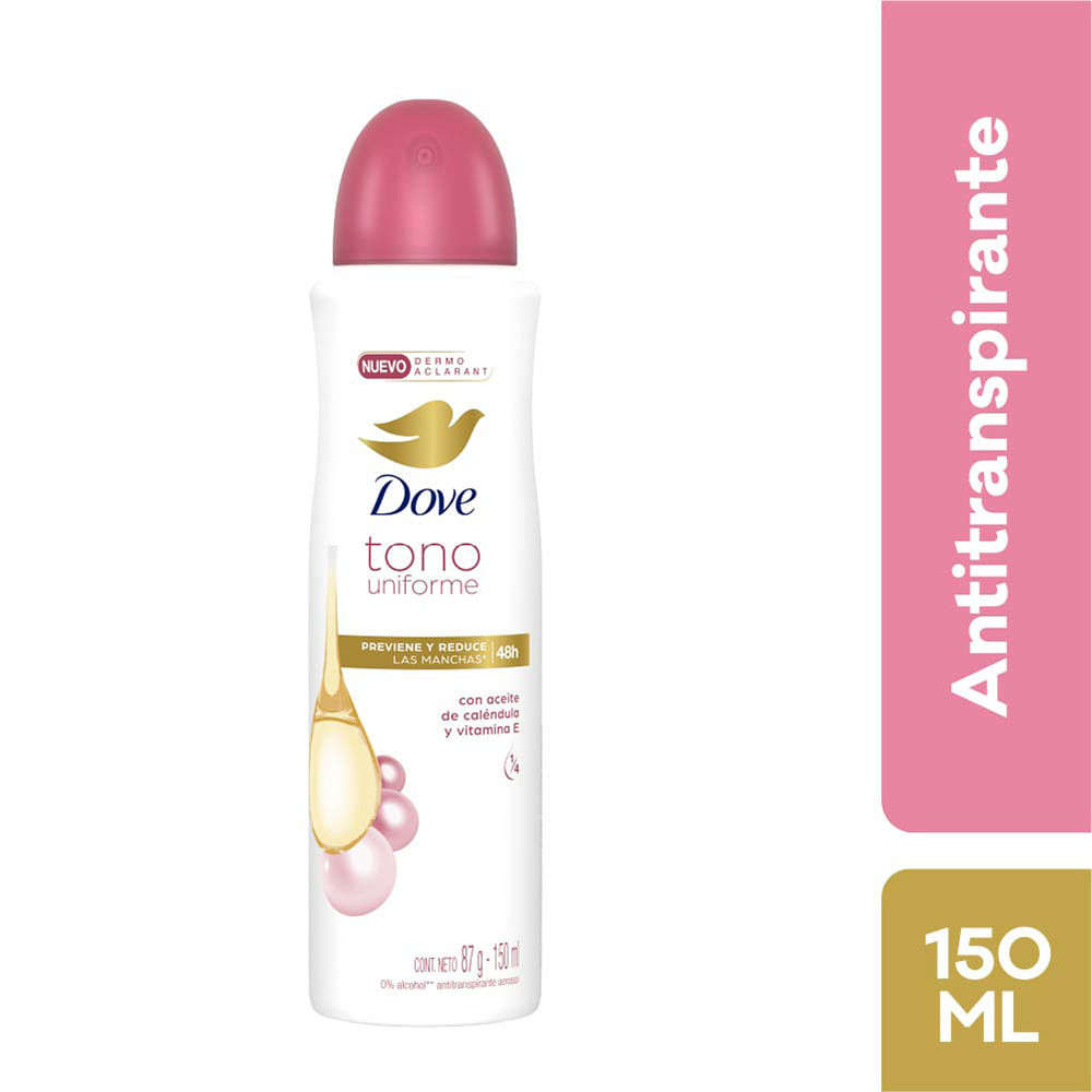 Antitranspirante Dermoaclarant en Spray Dove 48 horas Desodorante - Frasco 150 ML