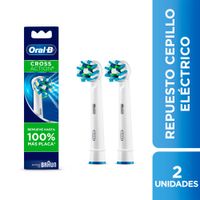 Repuesto para Cepillo Eléctrico Oral-B Cross Action - Caja 2 UN