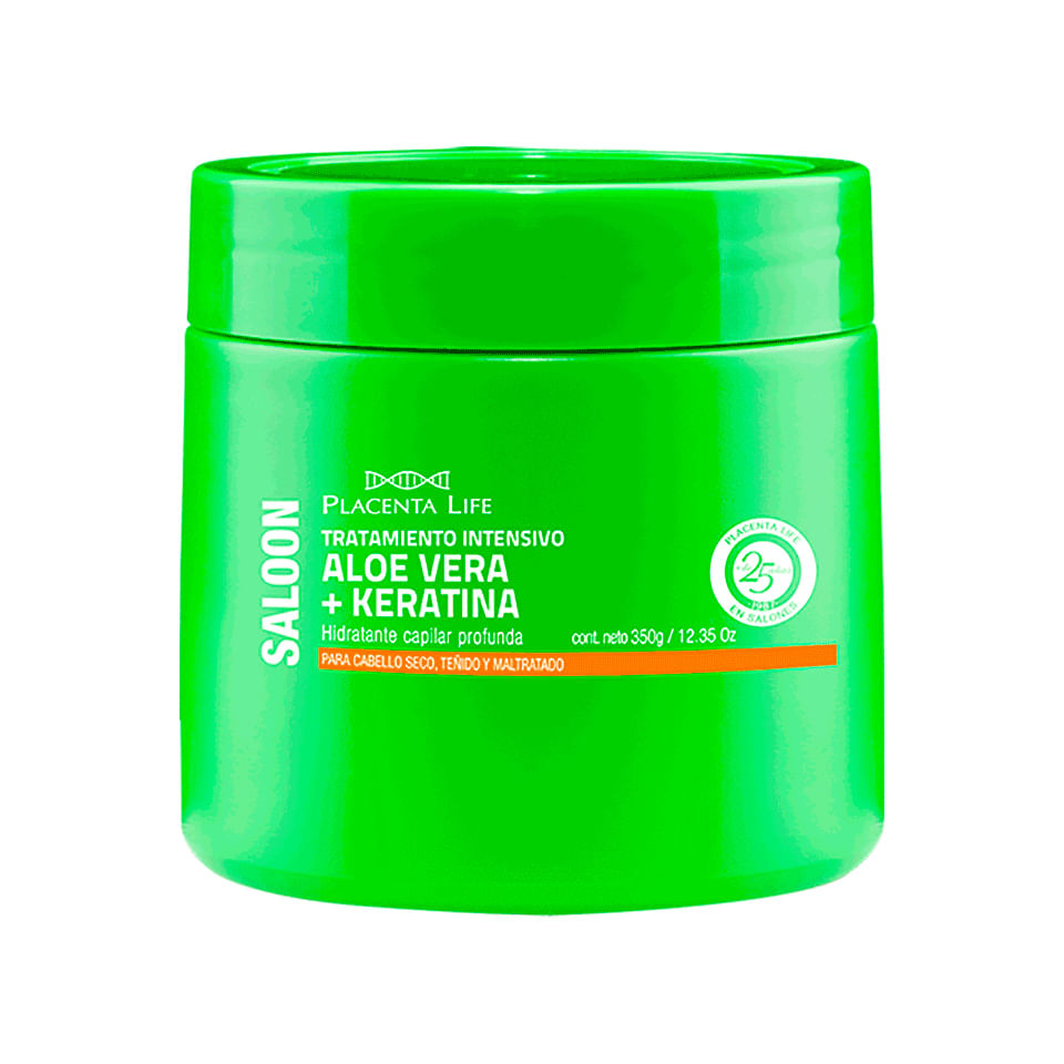 Mascarilla Capilar Placenta Life Saloon Tratamiento Intensivo - Pote 350 G
