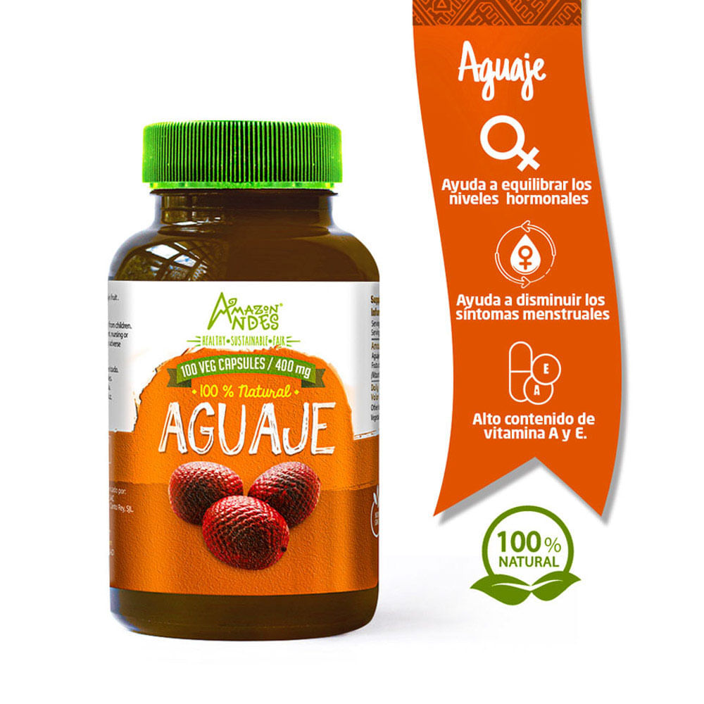 Aguaje Amazon Andes 400 mg Cápsula