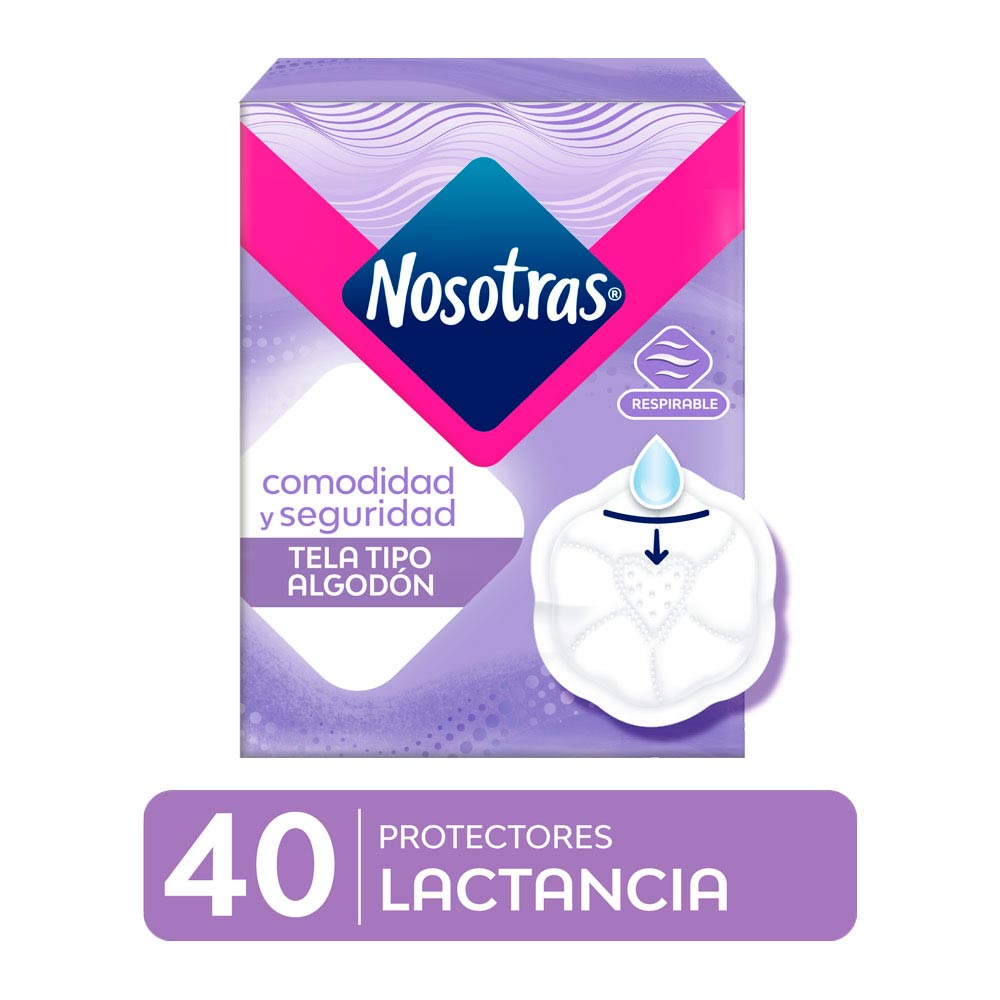Protectores de Lactancia Nosotras Lacti - Caja 40 UN