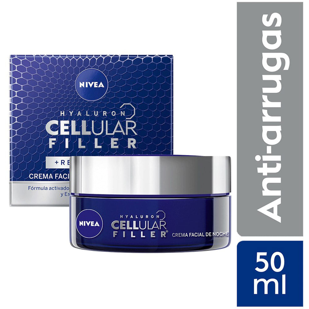 Crema Facial Nivea Cellular Filler Noche - Pote 50 ML