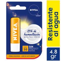 Protector Labial Protect Sun FPS 30 Extracto de Girasol Nivea - Unidad 1 UN