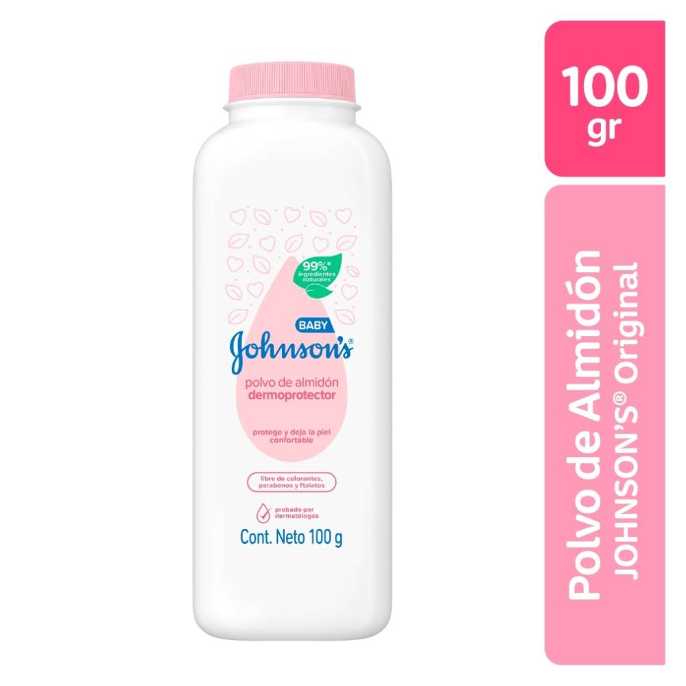Talco de Almidón para Bebé Johnson's Baby Dermoprotector