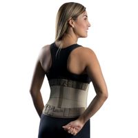 Faja Sacro Lumbar Unisex Leemark Talla L Color Beige