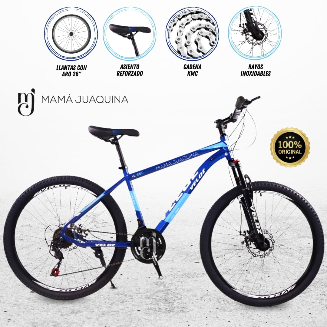 Bicicleta Deportiva Aro 26 «TIRE URBAN» Azul