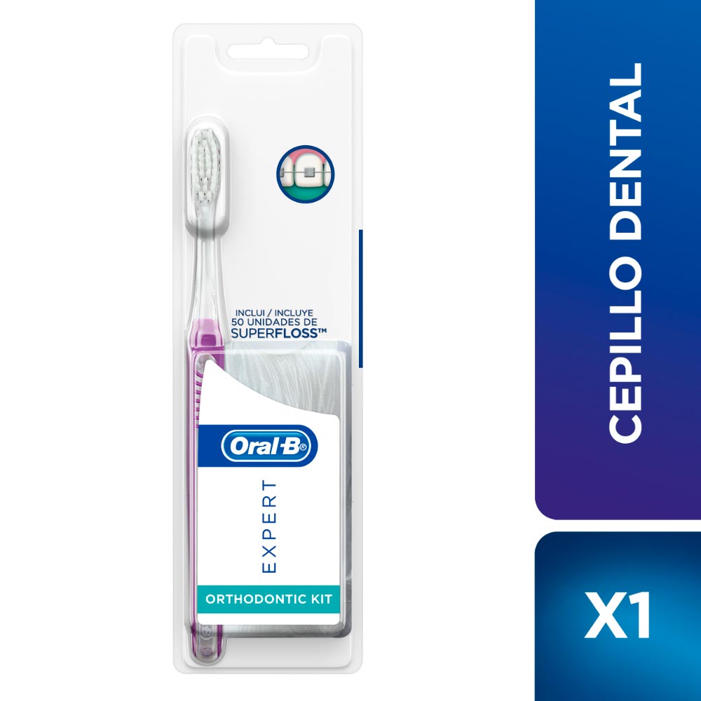 Kit Cepillo Dental Oral-B Expert Ortodoncia + SuperFloss