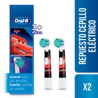 Repuesto para Cepillo de Dientes Oral-B Eléctrico Disney Cars - Caja 2 UN
