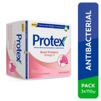 Jabón Antibacterial Protex Omega 3Pack de 3 Und. - Pack 3 UN