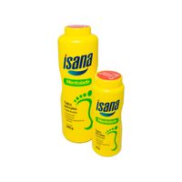 Talco Mentolado Isana - Frasco 240 G + Frasco 60 G