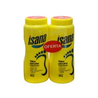 Pack Talco Para Pies Triple Acción Isana - Pack 2 UN