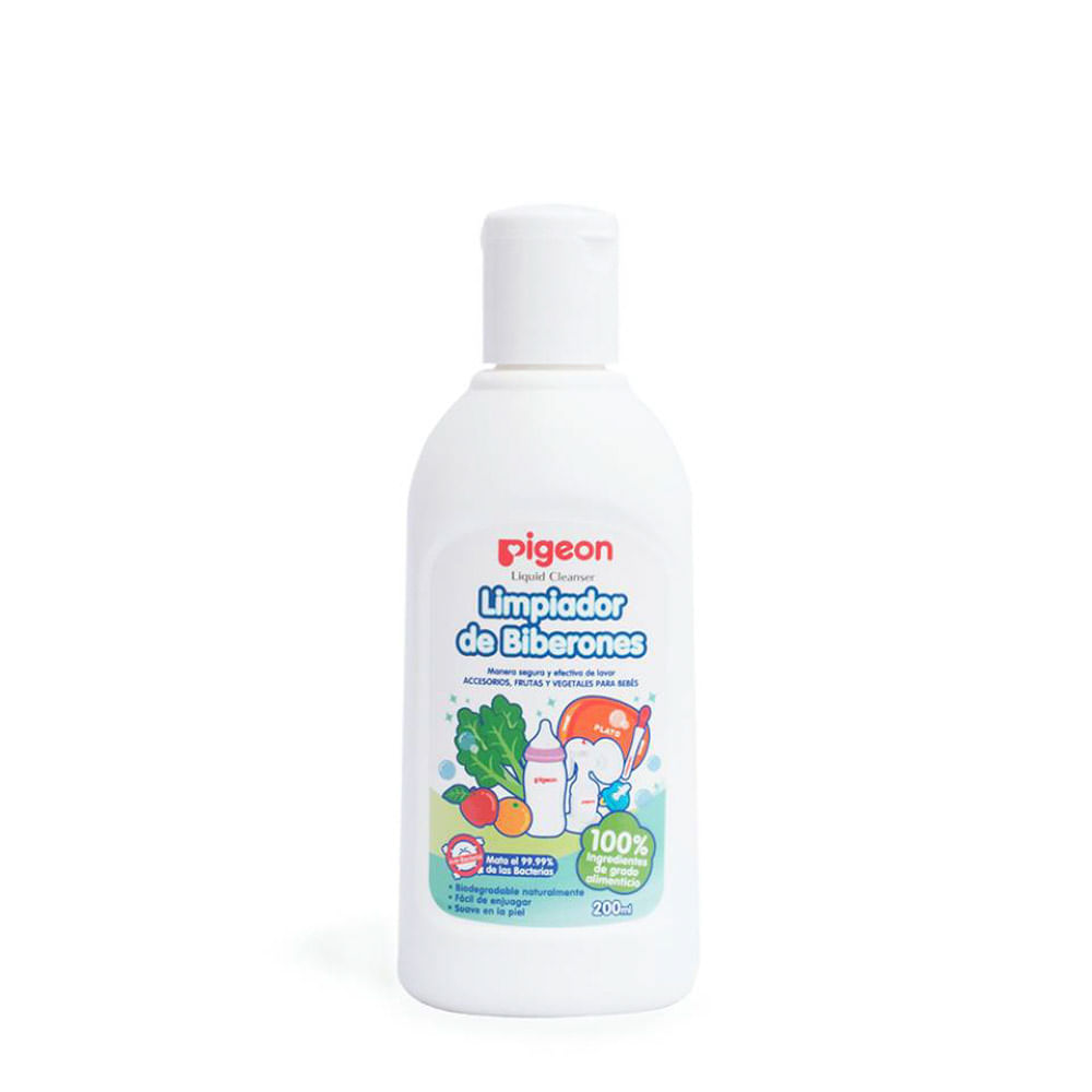 Liquido Limpiador para Biberones Pigeon - Frasco 200 ML