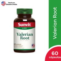 Sunvit Valerian Root 500 mg Cápsula