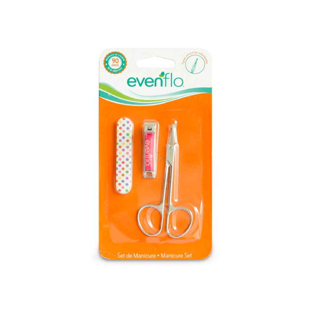 Set de Manicure Evenflo - Blíster 1 UN