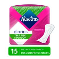 Protectores Diarios Nosotras Normal - Bolsa 15 UN